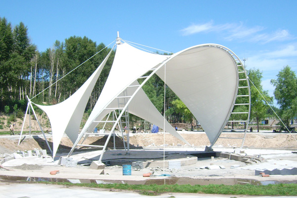 海口膜結構工程連接節點構造