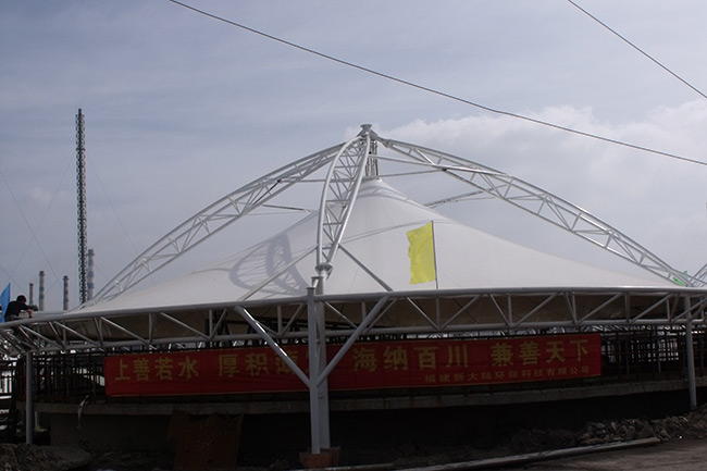 膜結構污水池加蓋 膜結構污水池加蓋