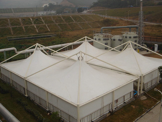 膜結構污水池加蓋 膜結構污水池加蓋