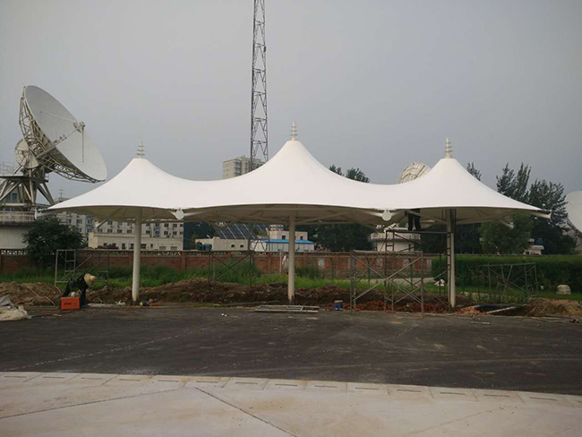 膜結構車棚充電樁 膜結構車棚充電樁